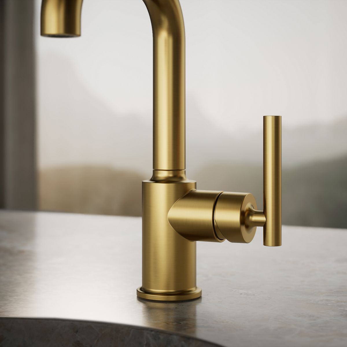 KOHLER Purist Single-handle bar sink faucet