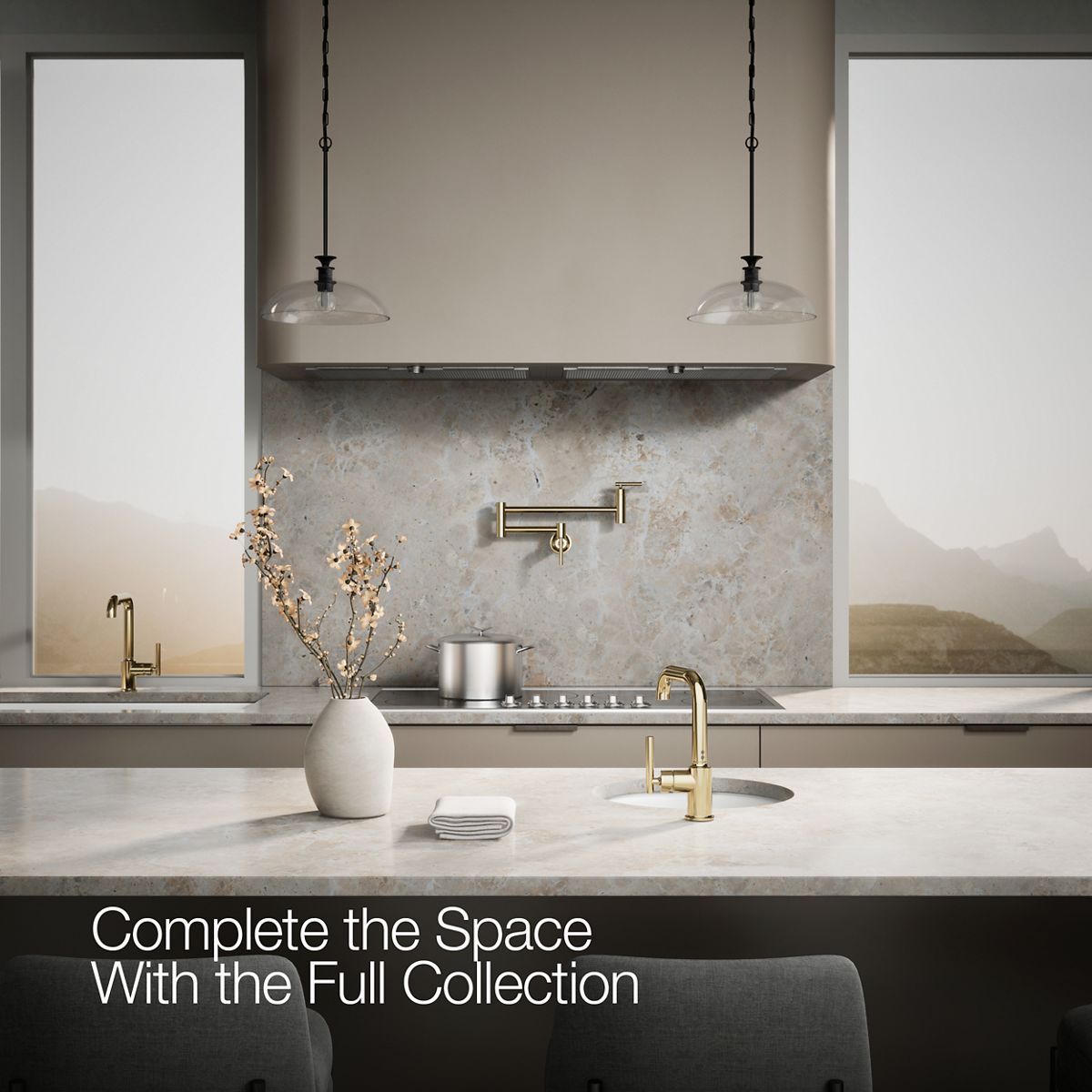 KOHLER Purist Single-handle bar sink faucet
