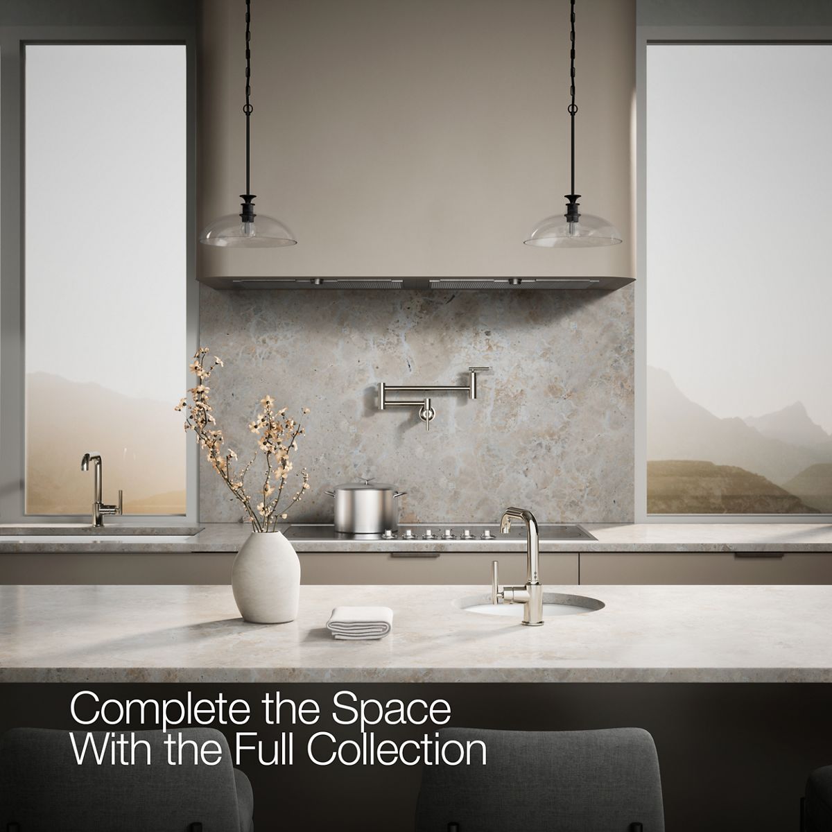KOHLER Purist Single-handle bar sink faucet