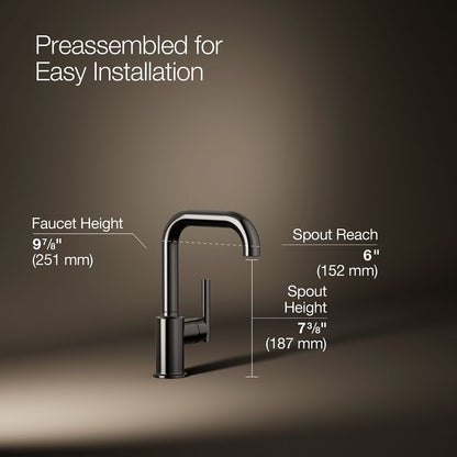 KOHLER Purist Single-handle bar sink faucet