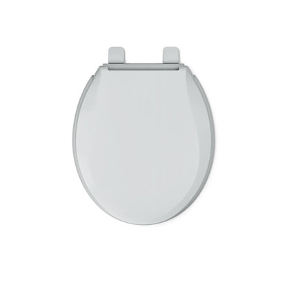 KOHLER K-75758-RL Cachet Nightlight ReadyLatch Quiet-Close round-front toilet seat