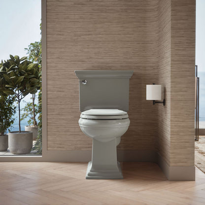 KOHLER K-75758-RL Cachet Nightlight ReadyLatch Quiet-Close round-front toilet seat