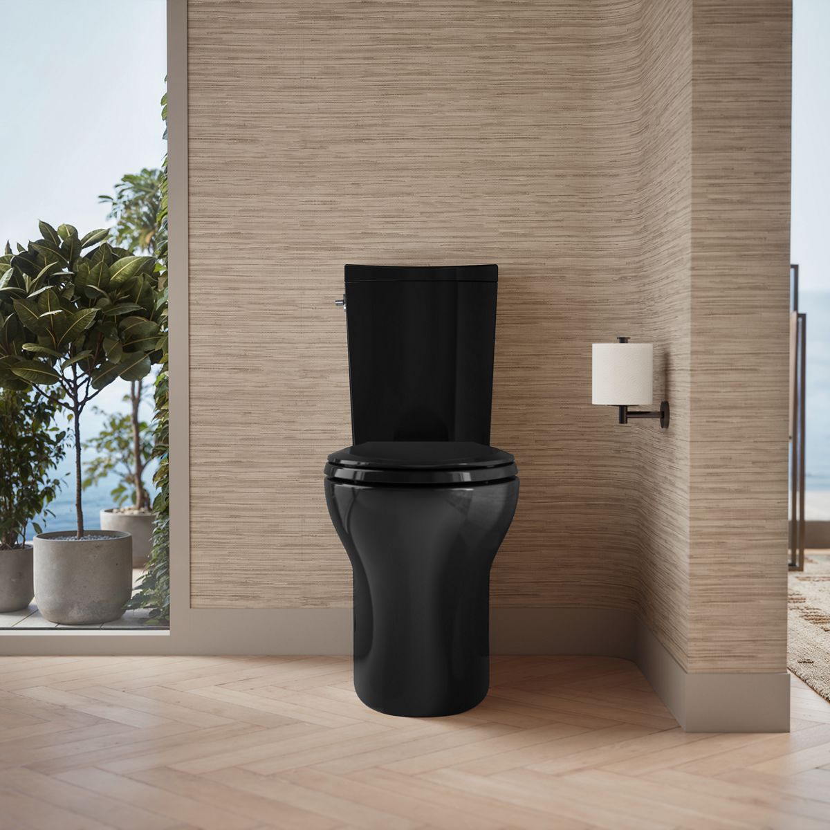 KOHLER 75790 Persuade Curv Two-piece elongated toilet with skirted trapway, dual-flush