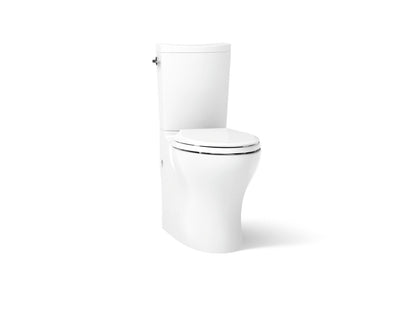 KOHLER 75790 Persuade Curv Two-piece elongated toilet with skirted trapway, dual-flush