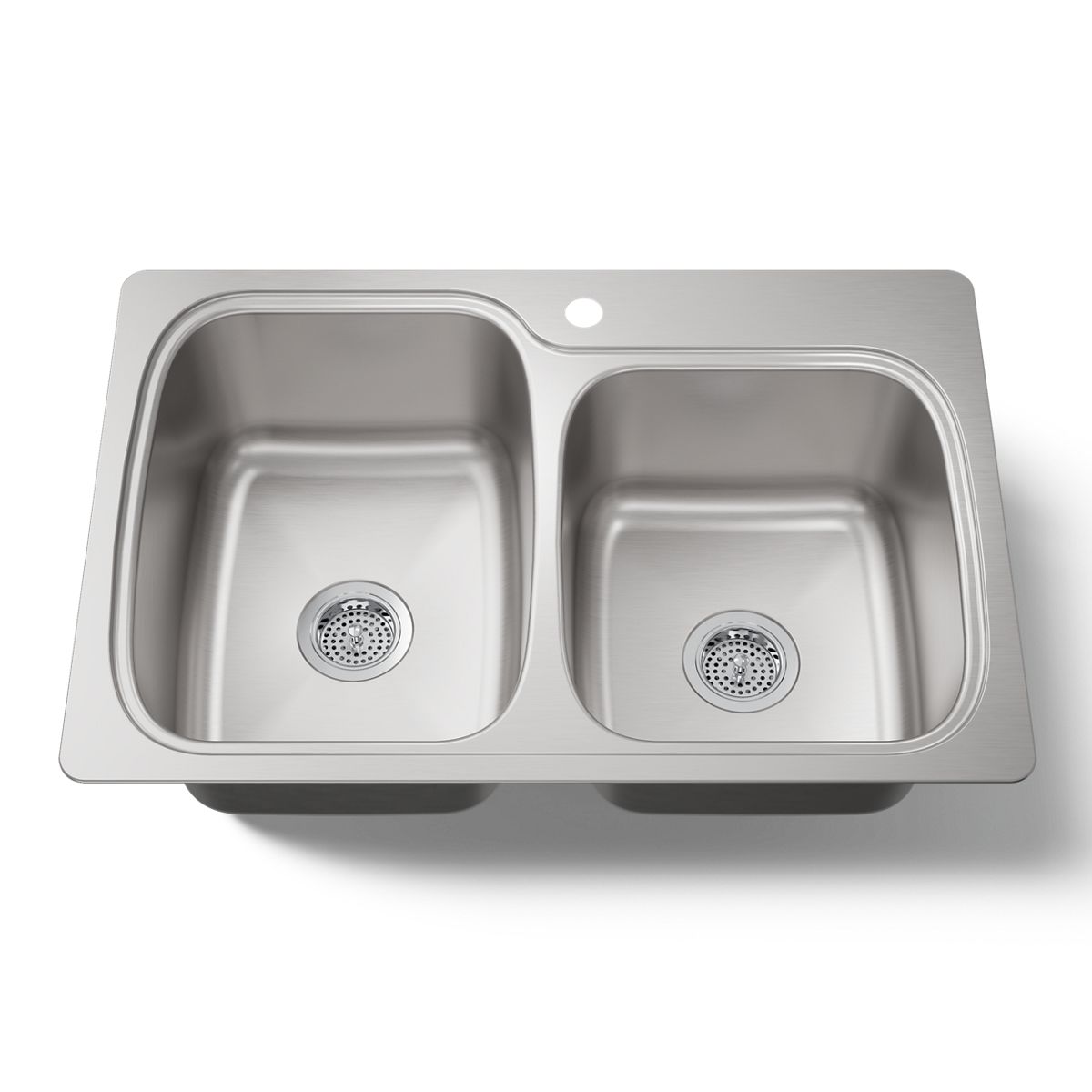 KOHLER K-75791-1 Verse 33" top-/undermount double-bowl kitchen sink