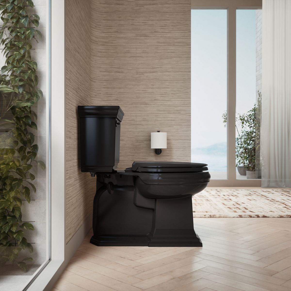 KOHLER K-75796-RL Cachet Nightlight ReadyLatch Quiet-Close elongated toilet seat