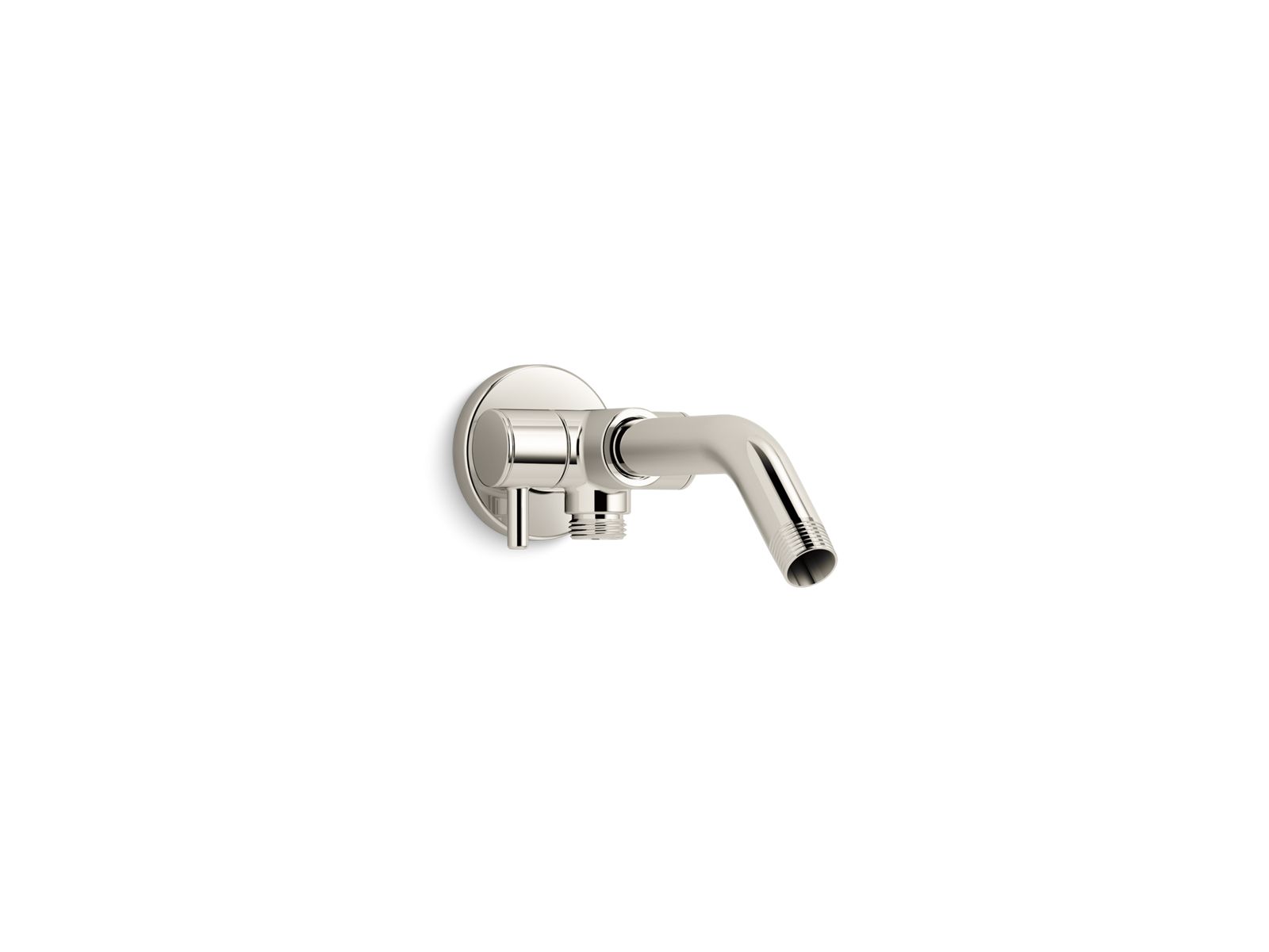 KOHLER K-76330 Shower arm with 3-way diverter, vibrant polished nickel