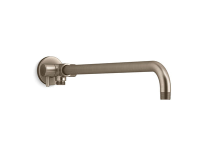 KOHLER K-76333 Wall-mount arm for rainhead/showerhead and handshower with 2-way diverter, vibrant brushed bronze
