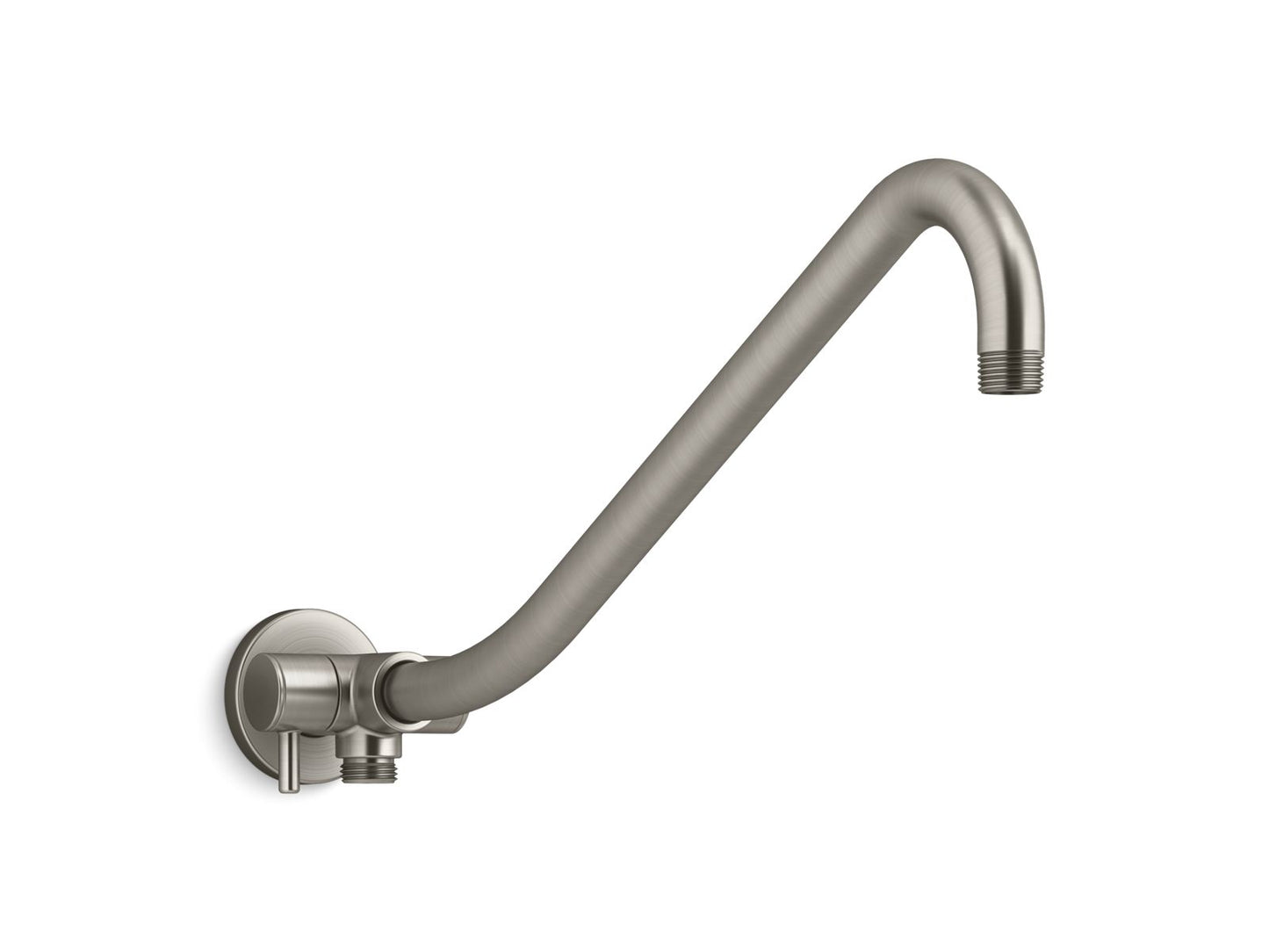 KOHLER Gooseneck Rainhead arm with 3-way diverter