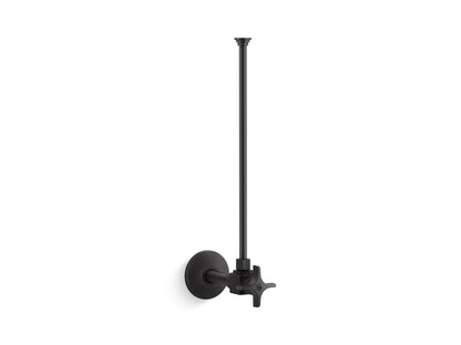 KOHLER 3/8" NPT angle supply with stop and annealed vertical tube