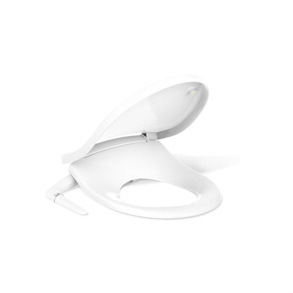 KOHLER K-76923 PureWash M250 Quiet-Close round-front toilet seat with antimicrobial agent