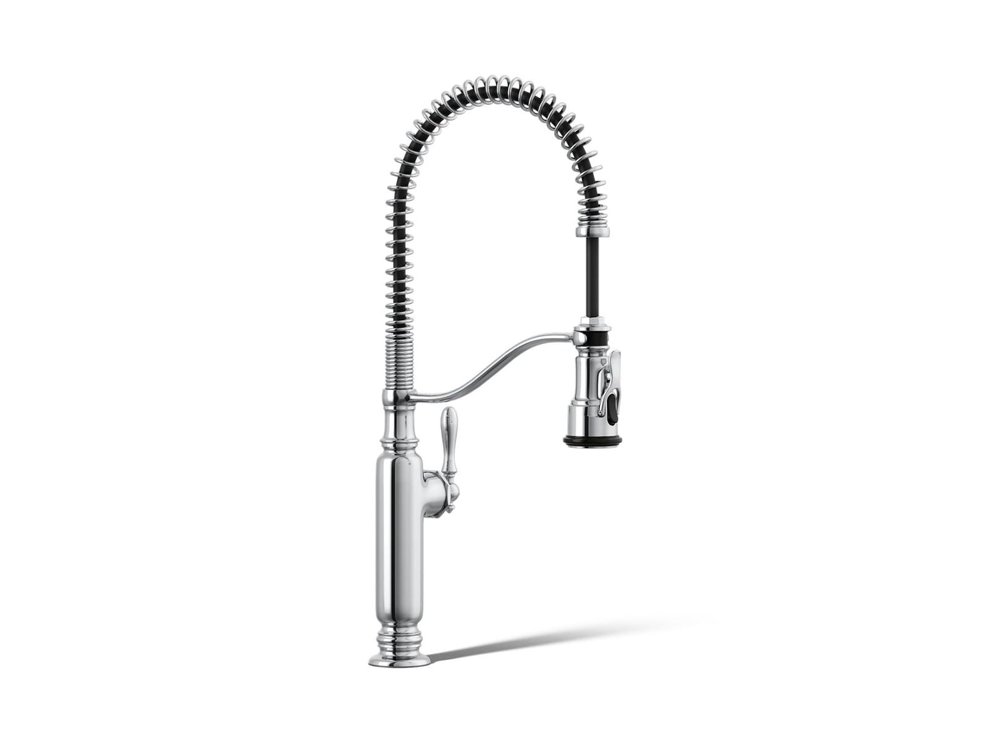 KOHLER K-77515 Tournant Semi-professional kitchen sink faucet with three-function sprayhead