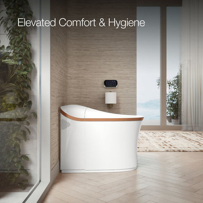 KOHLER Eir One-piece elongated smart toilet, dual-flush