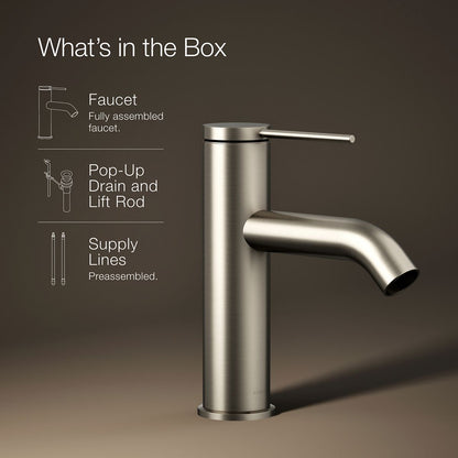 KOHLER Components Single-handle bathroom sink faucet, 1.2 gpm