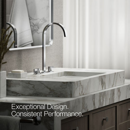 KOHLER Components Bathroom sink faucet spout with Ribbon design, 1.2 gpm