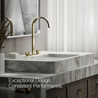 KOHLER Components Bathroom sink faucet spout with Ribbon design, 1.2 gpm