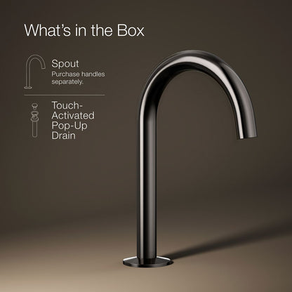 KOHLER Components Bathroom sink faucet spout with Tube design, 1.2 gpm