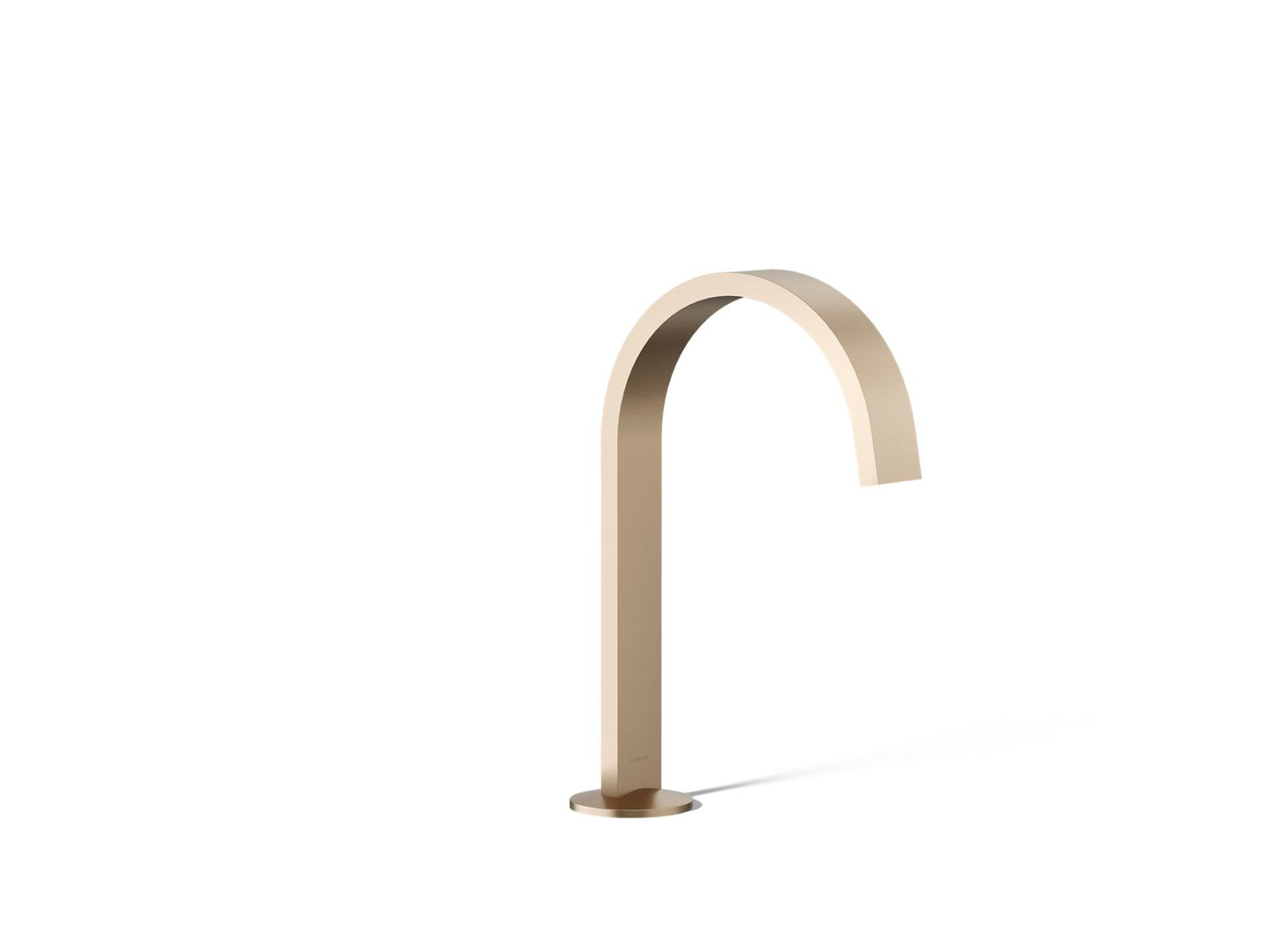 KOHLER Components Bathroom sink faucet spout with Ribbon design, 1.2 gpm