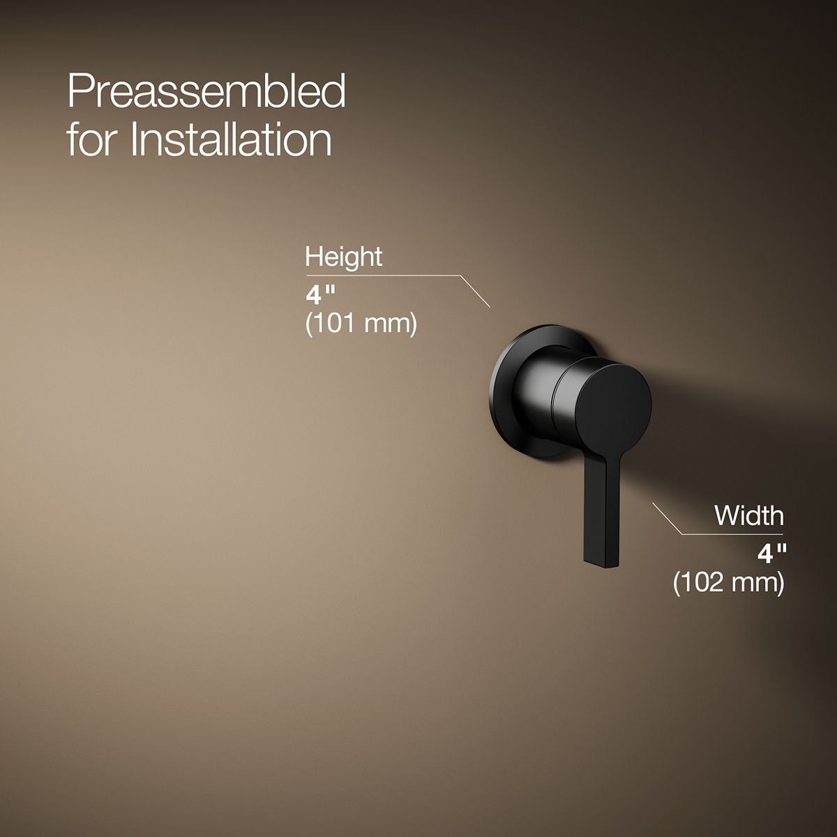 KOHLER Components Wall-mount bathroom sink faucet handle
