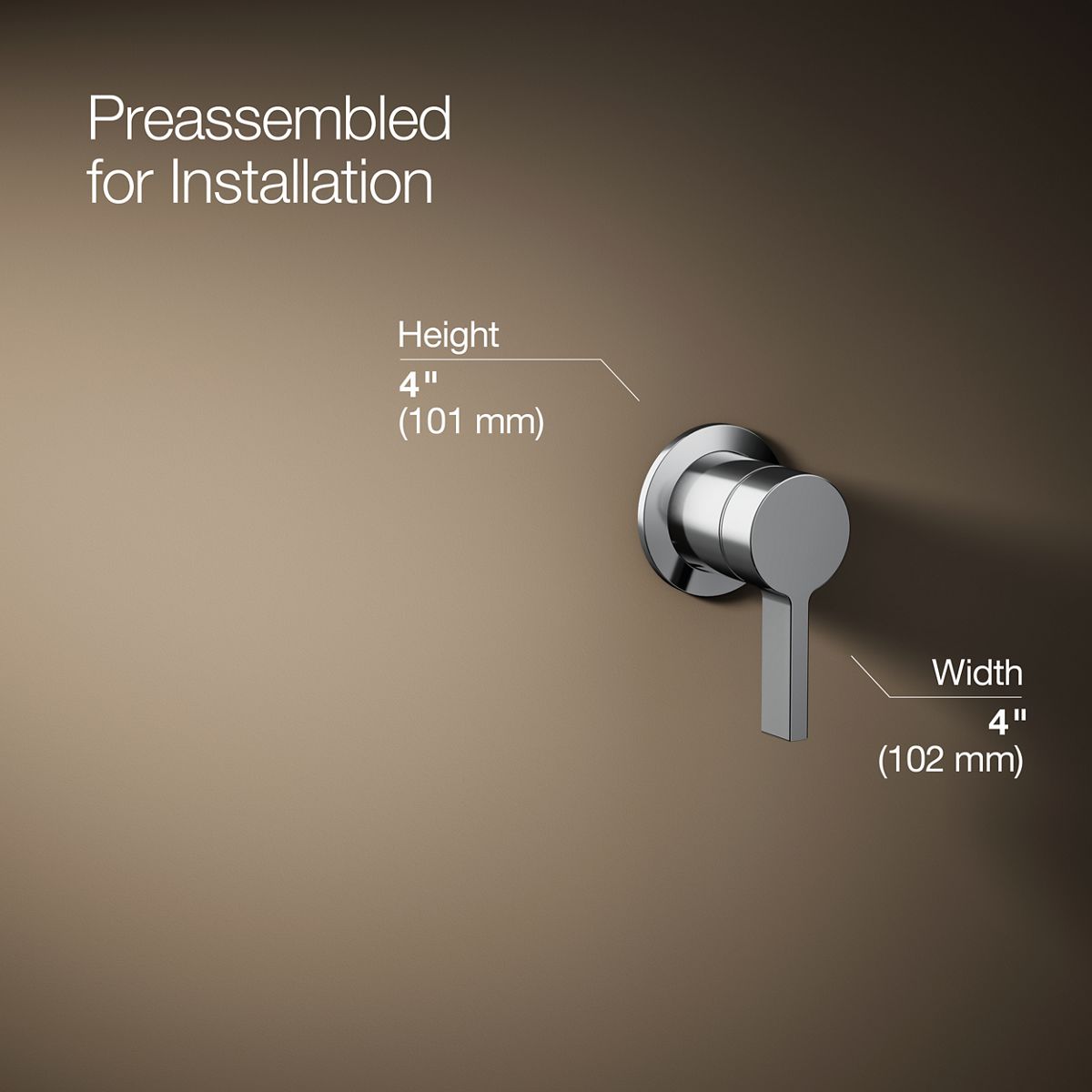 KOHLER Components Wall-mount bathroom sink faucet handle