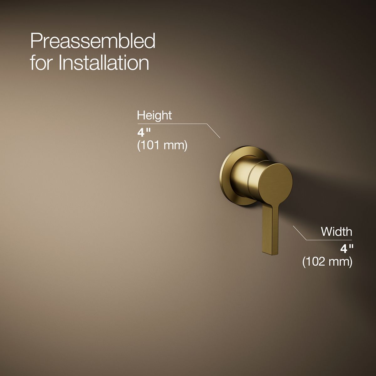 KOHLER Components Wall-mount bathroom sink faucet handle