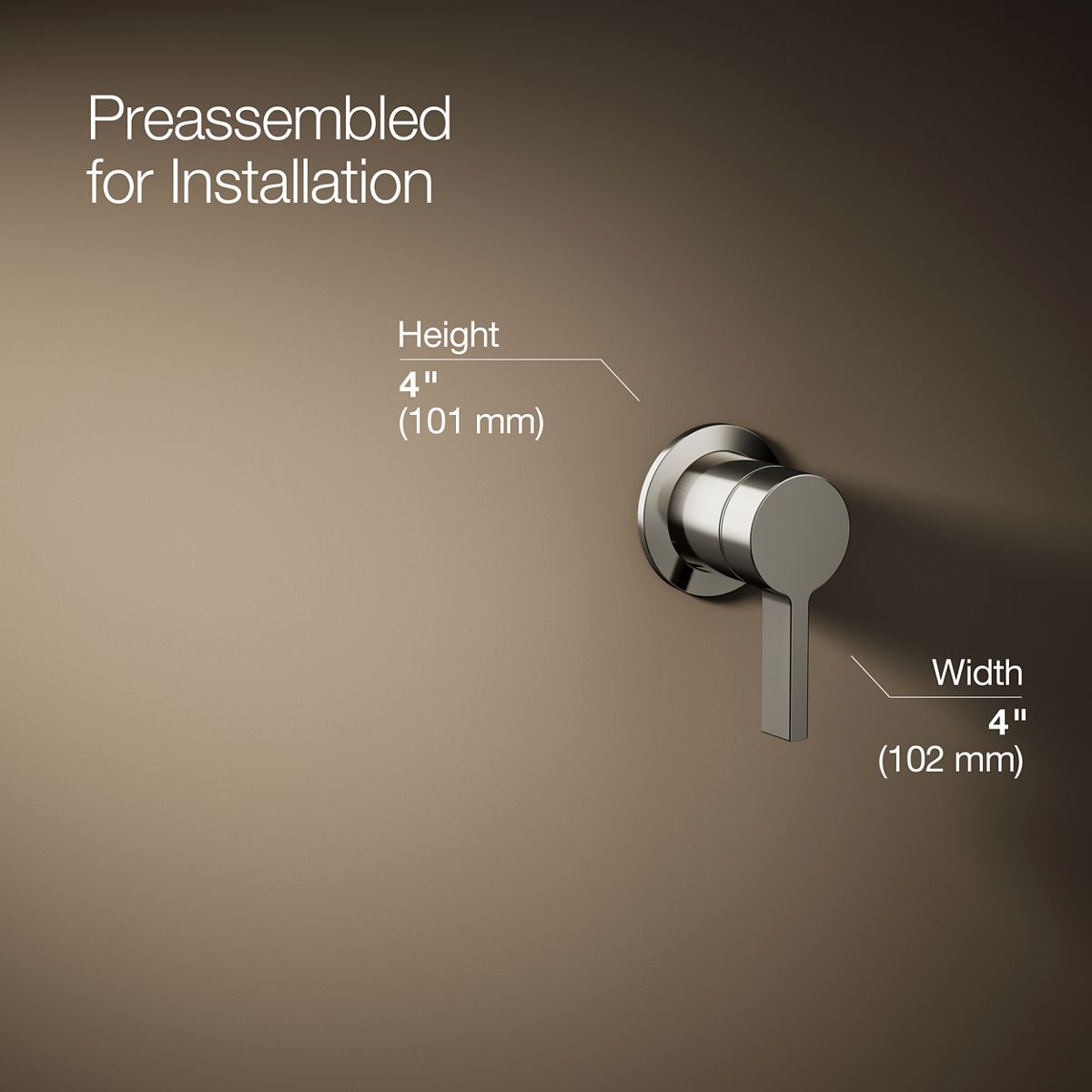 KOHLER Components Wall-mount bathroom sink faucet handle