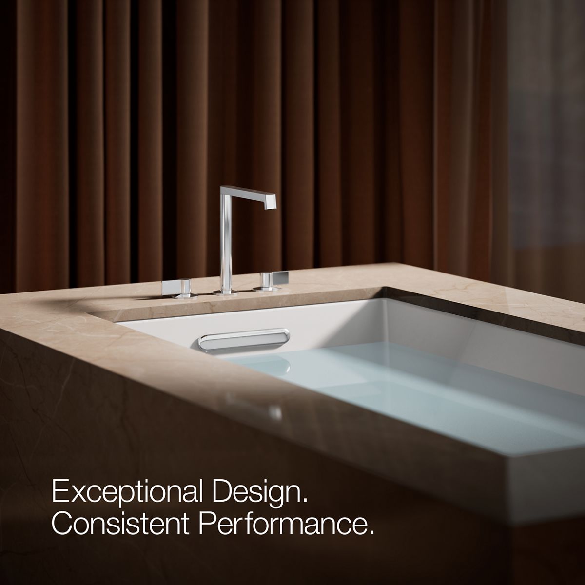 KOHLER Components Deck-mount bath spout with Row design