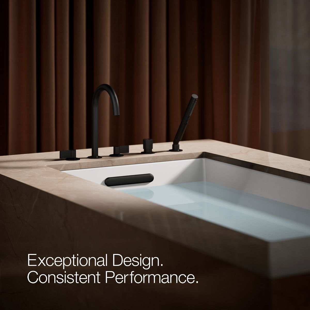KOHLER Components Deck-mount handshower holder and two-way diverter valve