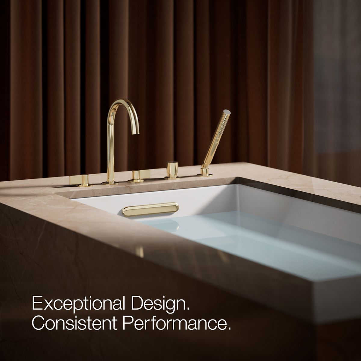 KOHLER Components Deck-mount handshower holder and two-way diverter valve