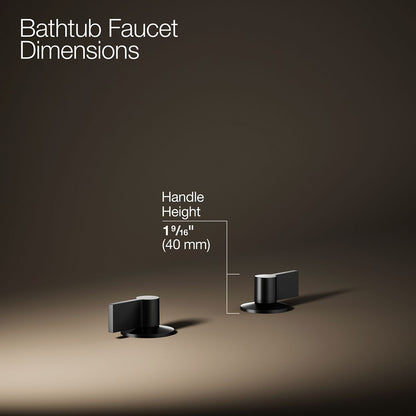 KOHLER Components Deck-mount bath faucet handles with Lever design