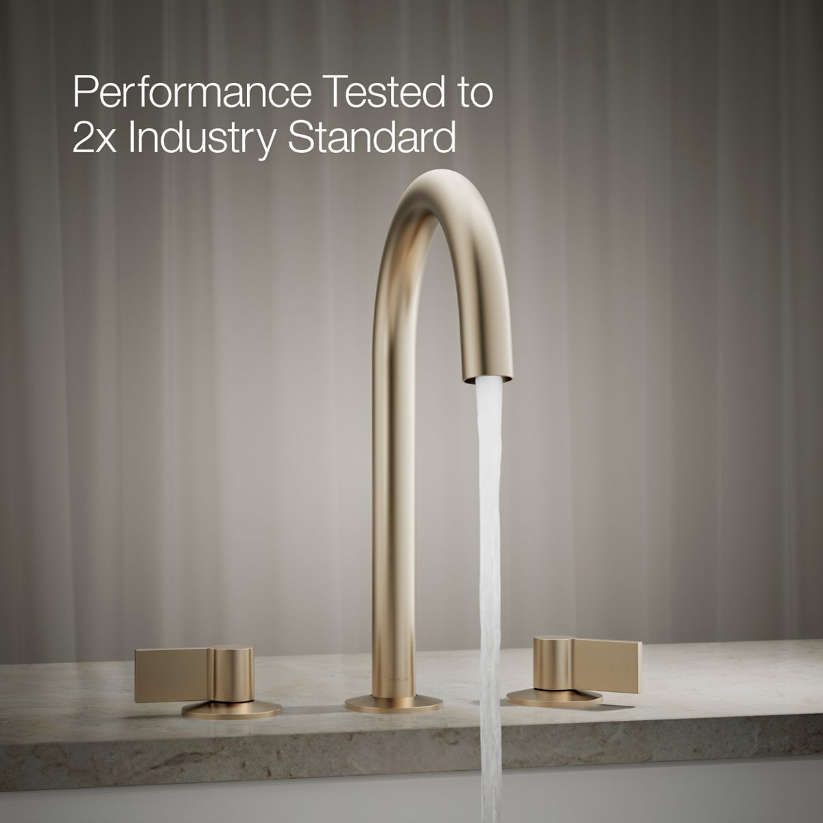 KOHLER Components Deck-mount bath faucet handles with Lever design