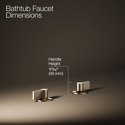 KOHLER Components Deck-mount bath faucet handles with Lever design