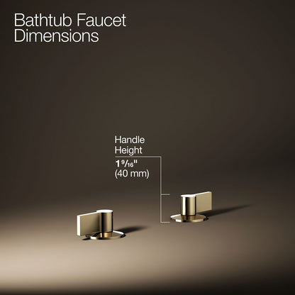 KOHLER Components Deck-mount bath faucet handles with Lever design
