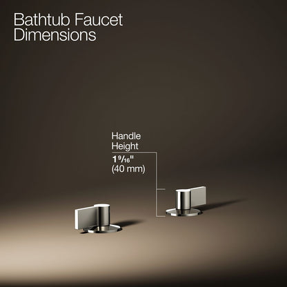 KOHLER Components Deck-mount bath faucet handles with Lever design