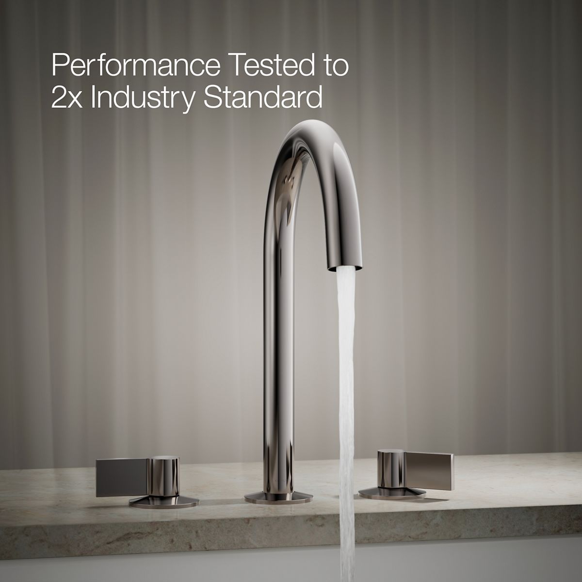 KOHLER Components Deck-mount bath faucet handles with Lever design