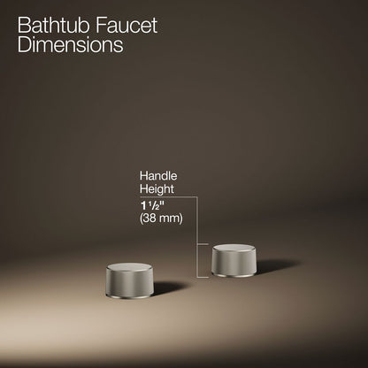 KOHLER Components Deck-mount bath faucet handles with Oyl design