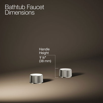 KOHLER Components Deck-mount bath faucet handles with Oyl design