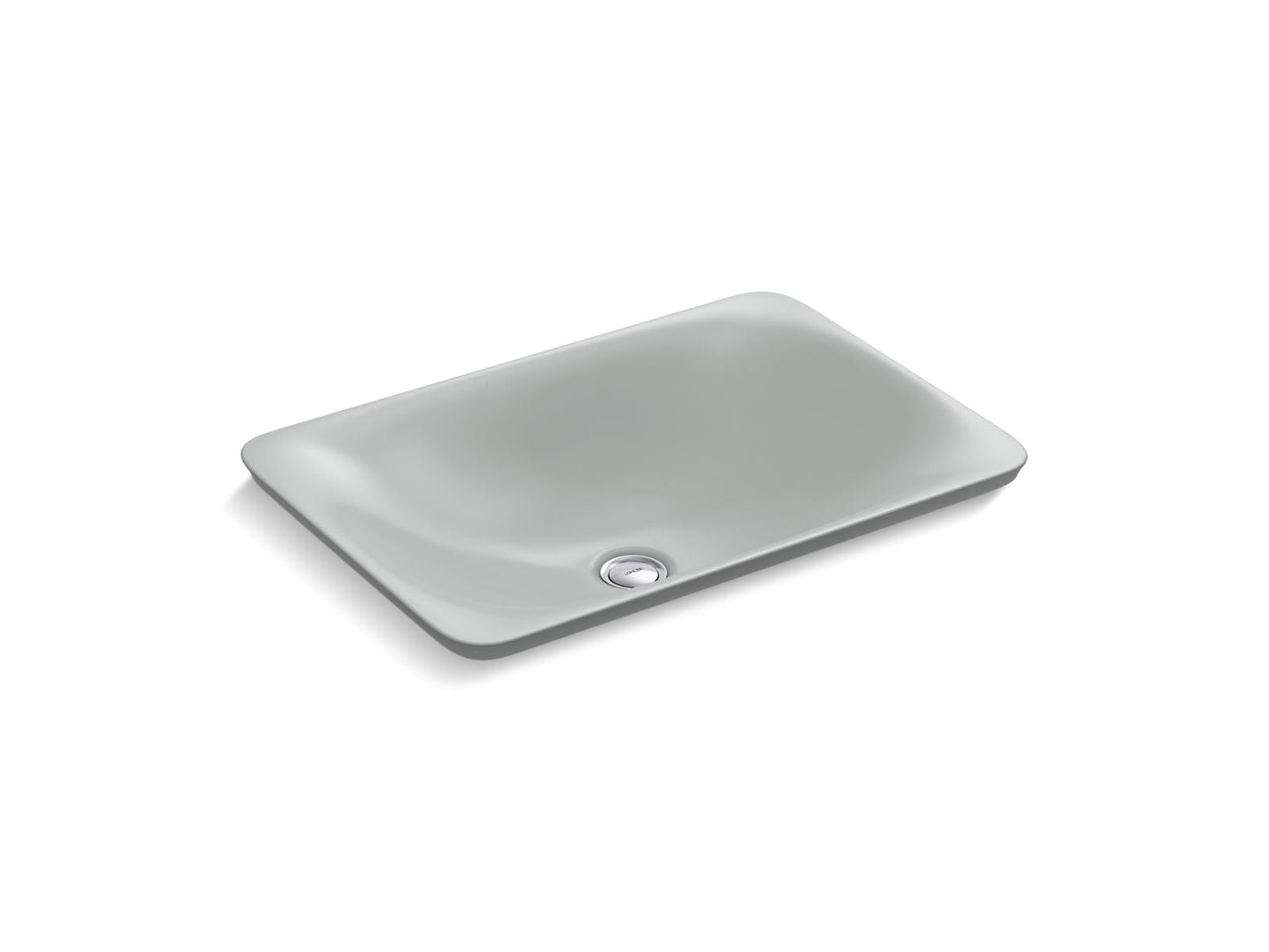 KOHLER K-7799 Carillon 21-1/4" rectangular drop-in bathroom sink, no overflow