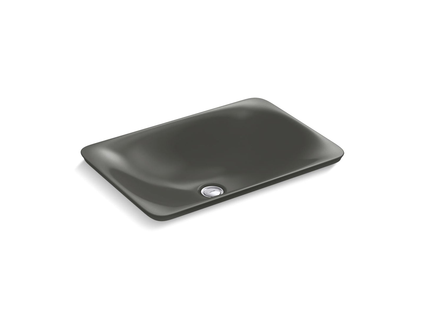 KOHLER K-7799 Carillon 21-1/4" rectangular drop-in bathroom sink, no overflow