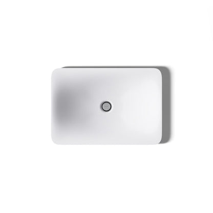 KOHLER K-7799 Carillon 21-1/4" rectangular drop-in bathroom sink, no overflow