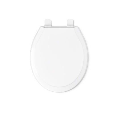 KOHLER K-78052-RL Rutledge ReadyLatch Quiet-Close round-front toilet seat