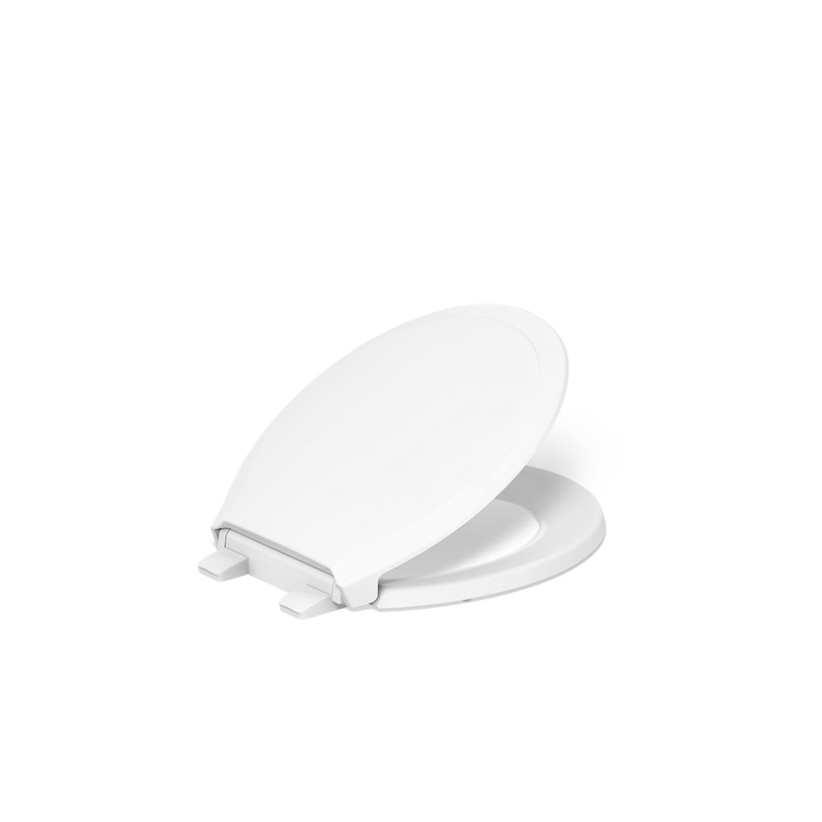 KOHLER K-78052-RL Rutledge ReadyLatch Quiet-Close round-front toilet seat