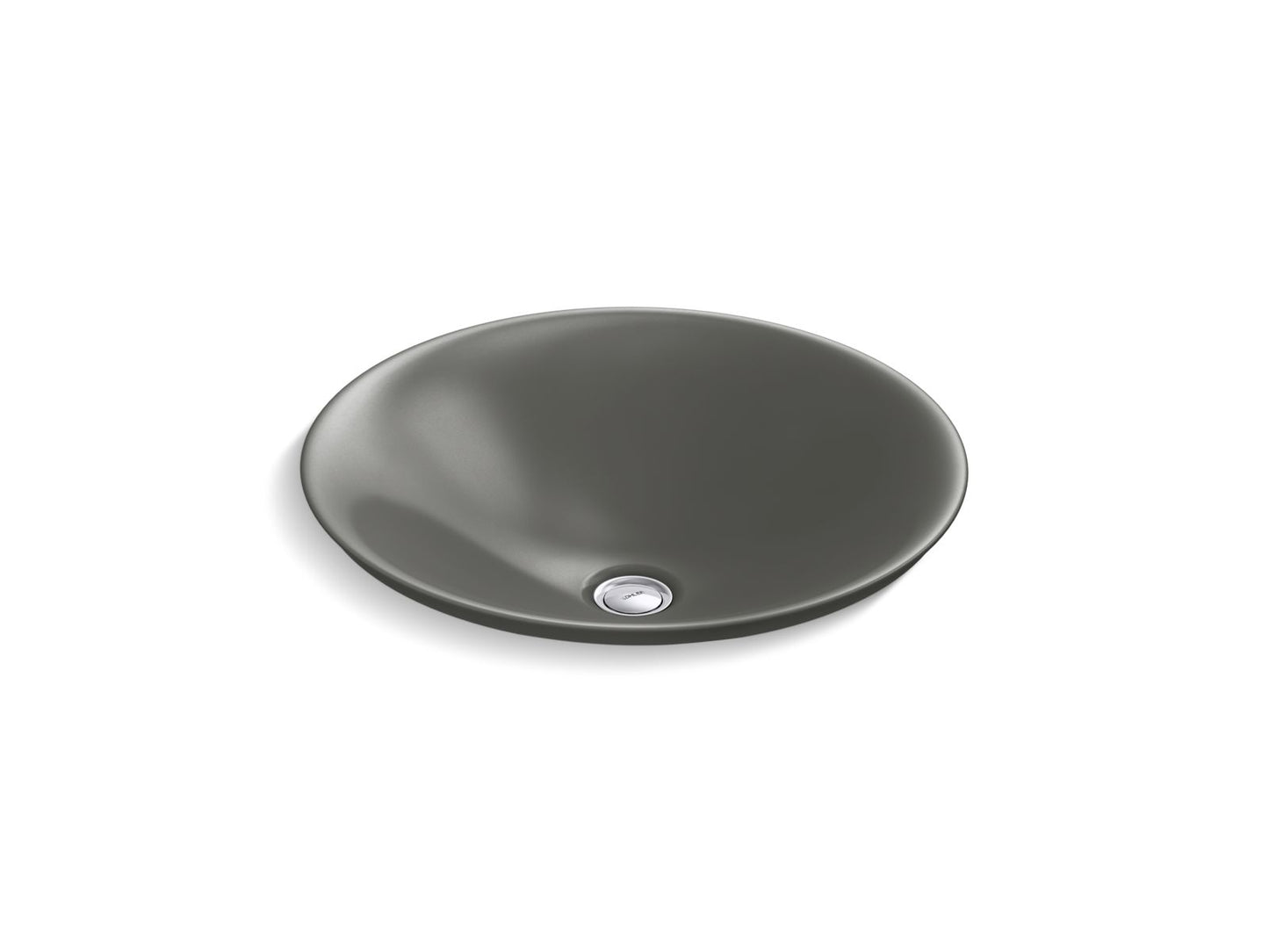 KOHLER K-7806 Carillon 17-3/4" round drop-in bathroom sink, no overflow