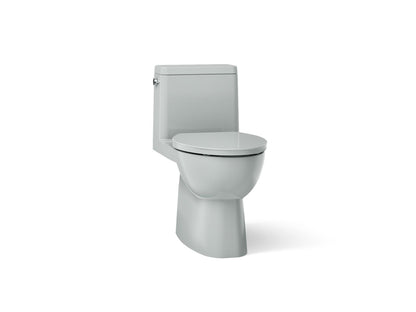 KOHLER K-78080 Reach One-piece compact elongated toilet with skirted trapway, 1.28 gpf