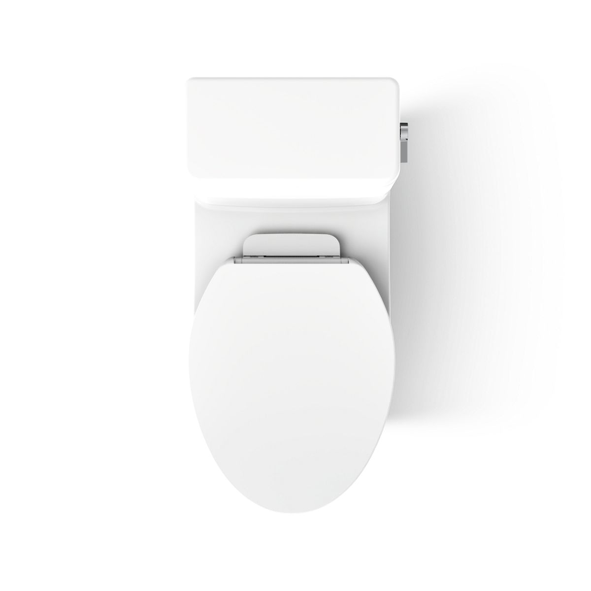 KOHLER K-78080-RA Reach One-piece compact elongated toilet with skirted trapway, 1.28 gpf