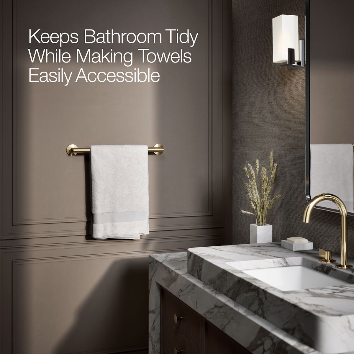 KOHLER Components 18" towel bar