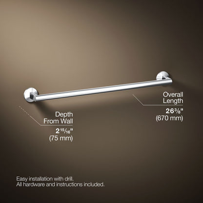 KOHLER Components 24" towel bar