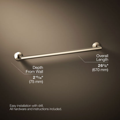 KOHLER Components 24" towel bar
