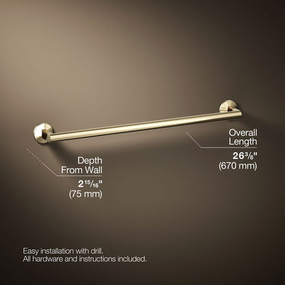 KOHLER Components 24" towel bar