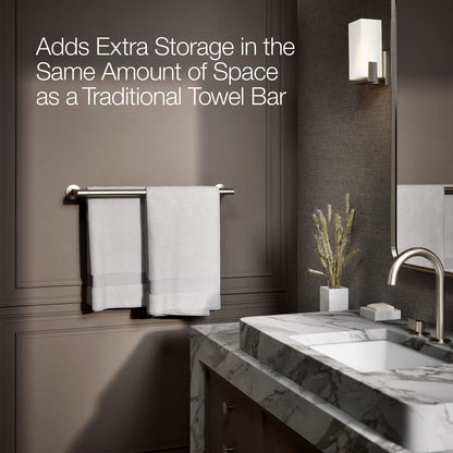 KOHLER Components Double towel bar